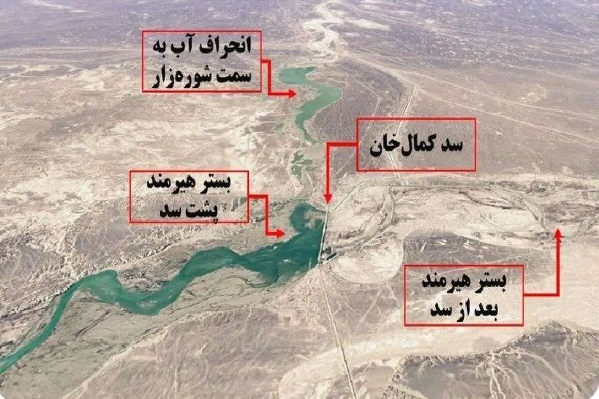 طالبان دروغ میگوید؛ نمیگذارند آب هامون وارد ایران شود طالبان دروغ میگوید؛ نمیگذارند آب هامون وارد ایران شود