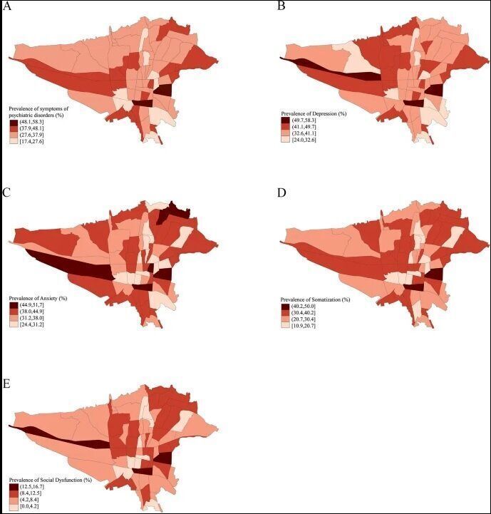 ساکنان این ۲ منطقه تهران بیشترین افسردگی را دارند