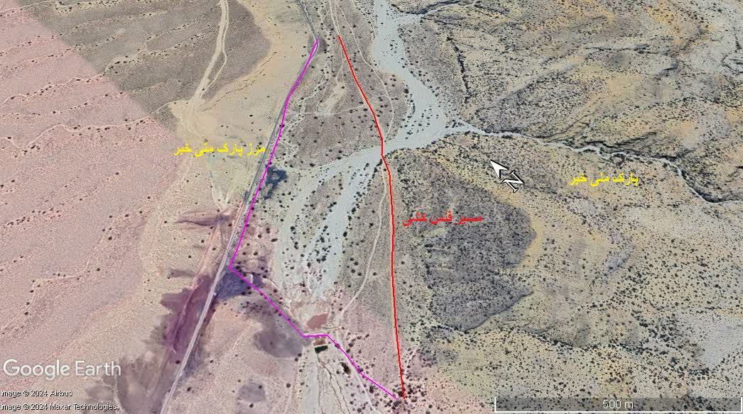 تخریب درختان "پارک ملی خبر" به بهانه فنس کشی اطراف منطقه توسط یک شرکت هواپیمایی