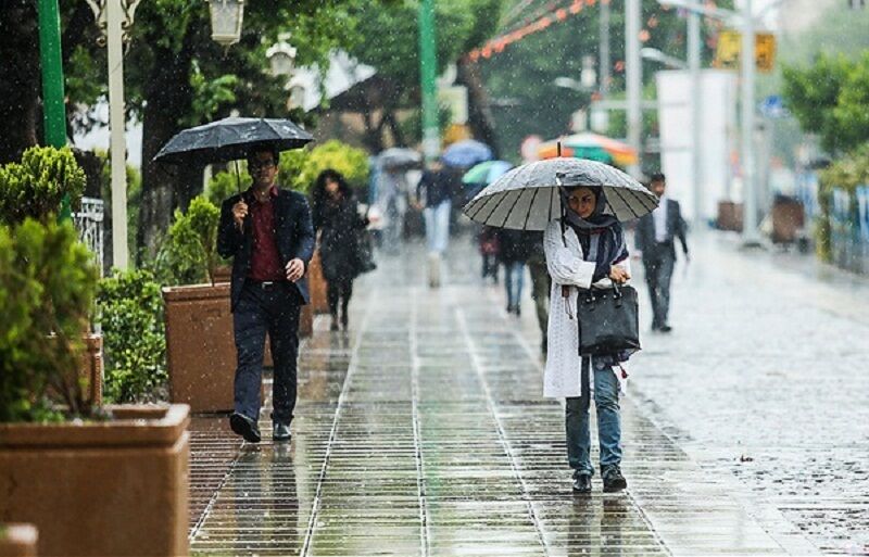 بارش پراکنده باران در برخی از نقاط کشور