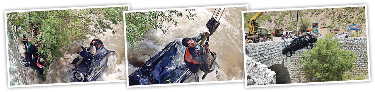 جزئیات لحظات نفسگیر نجات پرادوسواران از رودخانه کرج