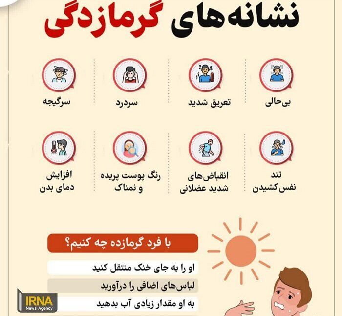 راههای کمکی برای جلوگیری از گرمازدگی/گرمازدهها چای و قهوه ننوشند