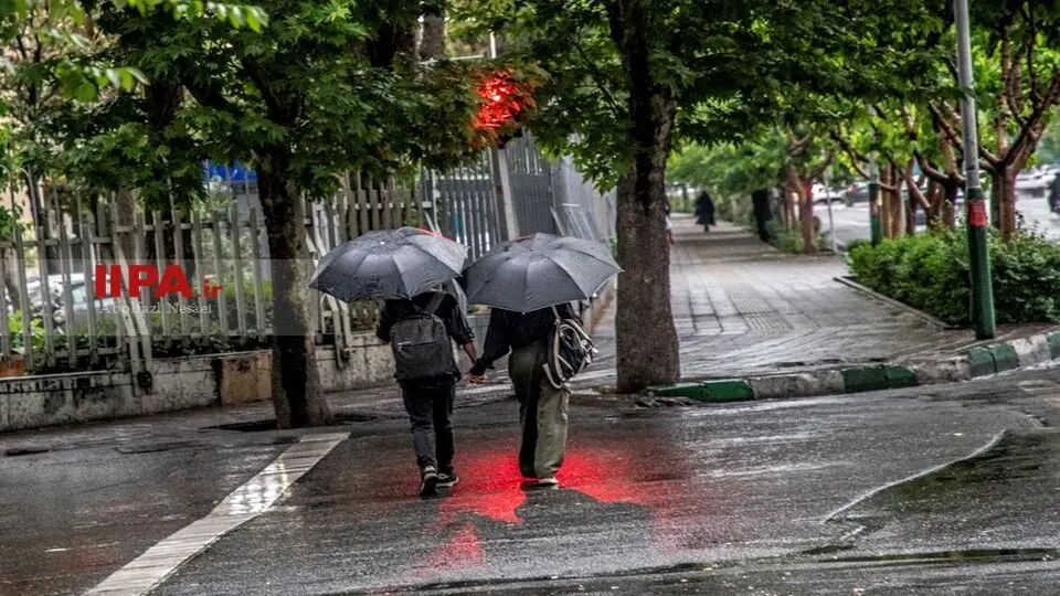 باران و باد بهبود کیفیت هوای تهران