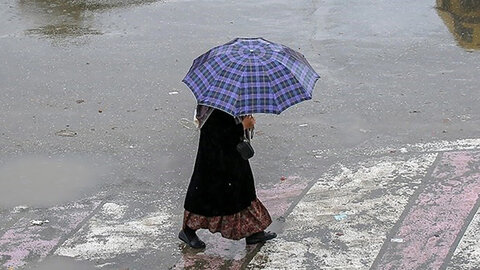 ورود سامانه بارشی به کشور طی امروز