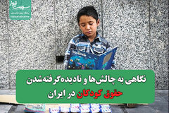 نگاهی به چالش‌ها و نادیده‌گرفته‌شدن حقوق کودکان در ایران