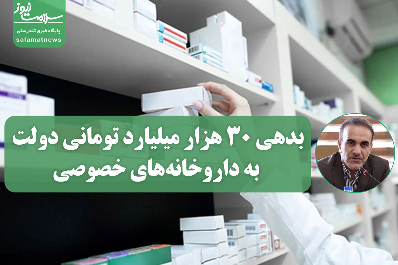 بدهی 30 هزار میلیارد تومانی دولت به داروخانههای خصوصی بدهی 30 هزار میلیارد تومانی دولت به داروخانههای خصوصی