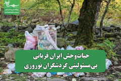 حیات‌وحش ایران قربانی بی‌مسئولیتی گردشگران نوروزی
