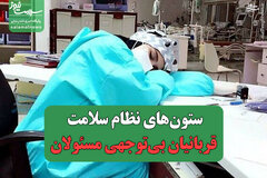 ستون‌های نظام سلامت قربانیان بی‌توجهی مسئولان