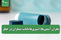 بحران آسمی‌ها: اسپری‌ها نایاب، بیماران در خطر