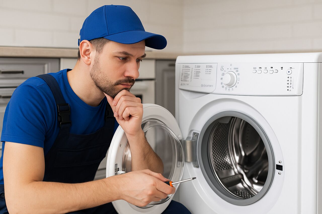 عیب یابی ماشین لباسشویی ایندزیت و رفع خرابی به روش ساده