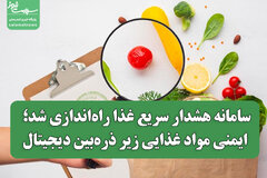 سامانه هشدار سریع غذا راه‌اندازی شد؛ ایمنی مواد غذایی زیر ذره‌بین دیجیتال