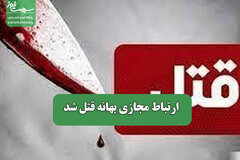 ارتباط مجازی بهانه قتل شد