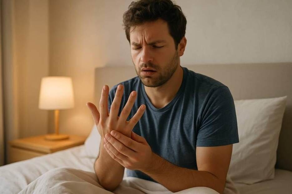 علت خشک شدن انگشتان دست بعد از خواب چیست؟