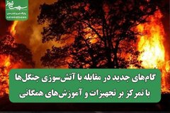 گام‌های جدید در مقابله با آتش‌سوزی‌ جنگل‌ها با تمرکز بر تجهیزات و آموزش‌های همگانی
