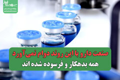 صنعت دارو با این روند دوام نمی‌آورد/همه بدهکار و فرسوده شده اند