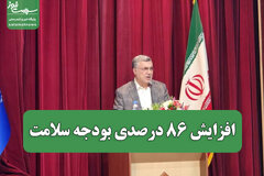 افزایش 86 درصدی بودجه سلامت/ وعده جذب ۲۷ هزار نیروی جدید در وزارت بهداشت/ افزایش ۳۰ درصدی حقوق رزیدنت ها