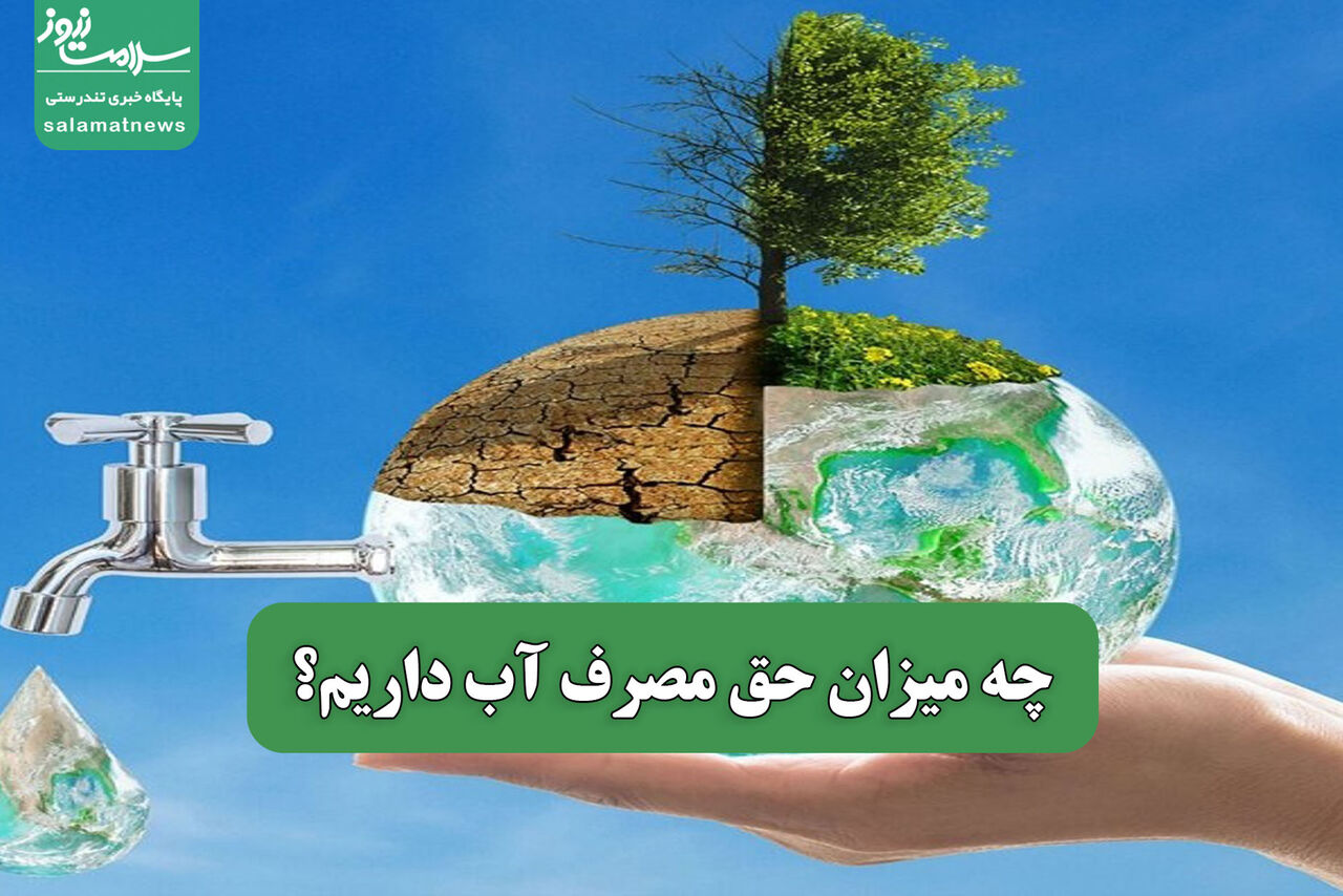 چه میزان حق مصرف آب داریم؟