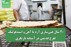 ۲۰ سال غنی‌سازی آرد با آهن و اسیدفولیک؛ طرح قدیمی در آستانه بازنگری