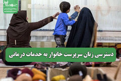 دسترسی زنان سرپرست خانوار به خدمات درمانی