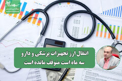 انتقال ارز تجهیزات پزشکی و دارو سه ماه است متوقف مانده است
