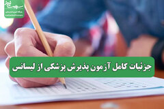 جزئیات کامل آزمون پذیرش پزشکی از لیسانس