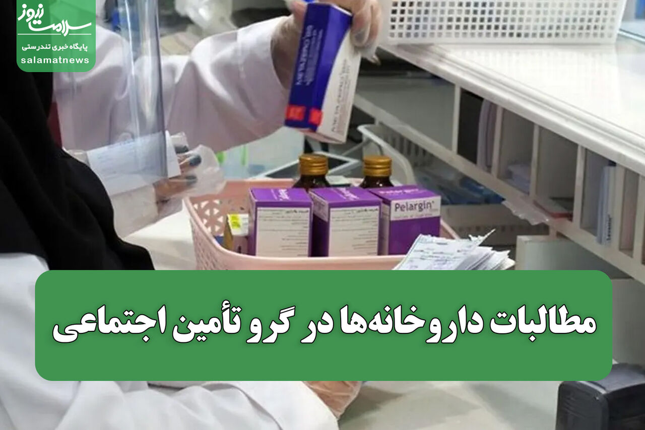 مطالبات داروخانهها در گرو تأمین اجتماعی مطالبات داروخانهها در گرو تأمین اجتماعی
