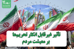 تأثیر غیرقابل انکار تحریم‌ها بر معیشت مردم