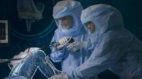 انجام نخستین جراحی تعویض مفصل زانو با بازوی رباتیک هوش مصنوعی