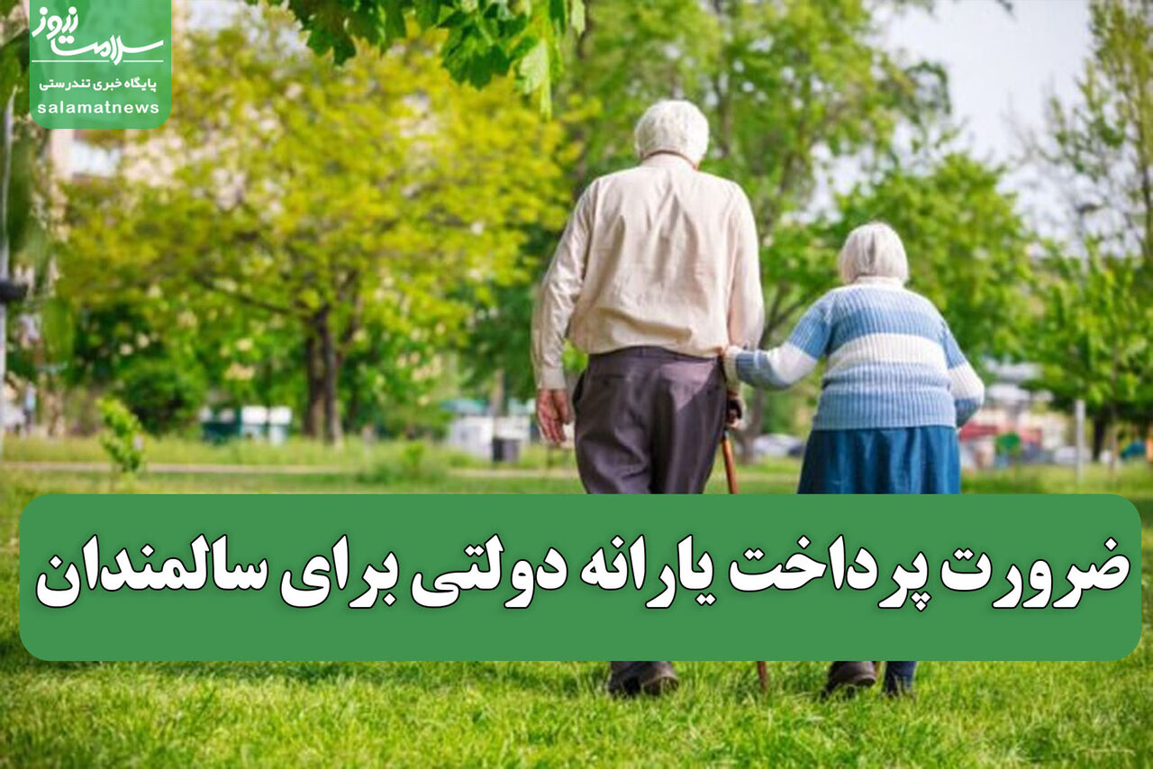 ضرورت پرداخت یارانه دولتی برای سالمندان  ضرورت پرداخت یارانه دولتی برای سالمندان