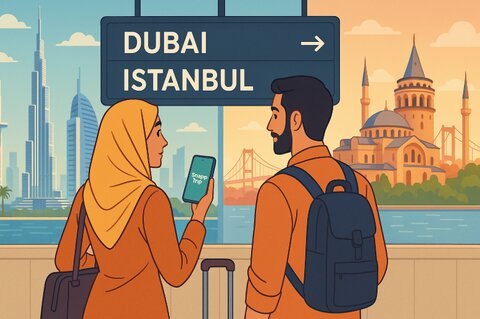 مقایسه سفر به دبی و استانبول! کدام مقصد جذابتری است؟