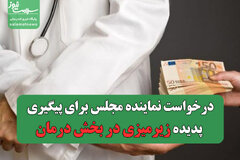 درخواست نماینده مجلس برای پیگیری پدیده زیرمیزی