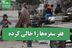 فقر سفره‌ها را خالی کرده