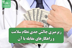 زیرمیزی؛ چالش جدی نظام سلامت و راهکارهای مقابله با آن