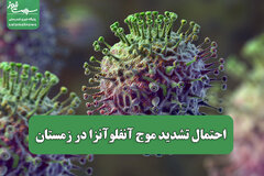 احتمال تشدید موج آنفلوآنزا در زمستان