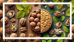 گردو یا بادام ارزش غذایی کدام بیشتر است؟