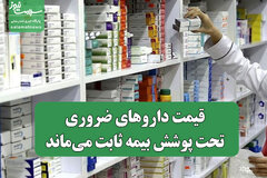 قیمت داروهای ضروری تحت پوشش بیمه ثابت می‌ماند