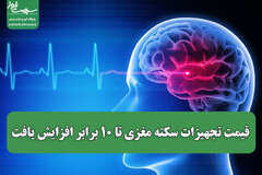 قیمت تجهیزات سکته مغزی تا ۱۰ برابر افزایش یافت