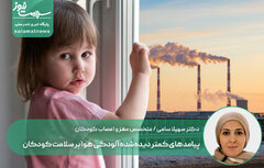 پیامدهای کمتر دیده‌شده آلودگی هوا بر سلامت کودکان