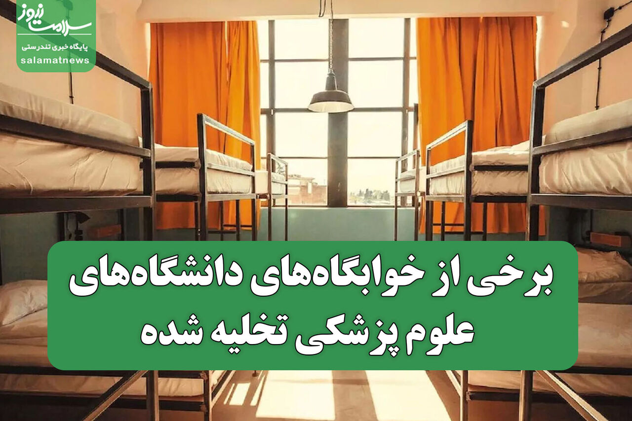 برخی از خوابگاه‌های دانشگاه‌های علوم پزشکی تخلیه شده
