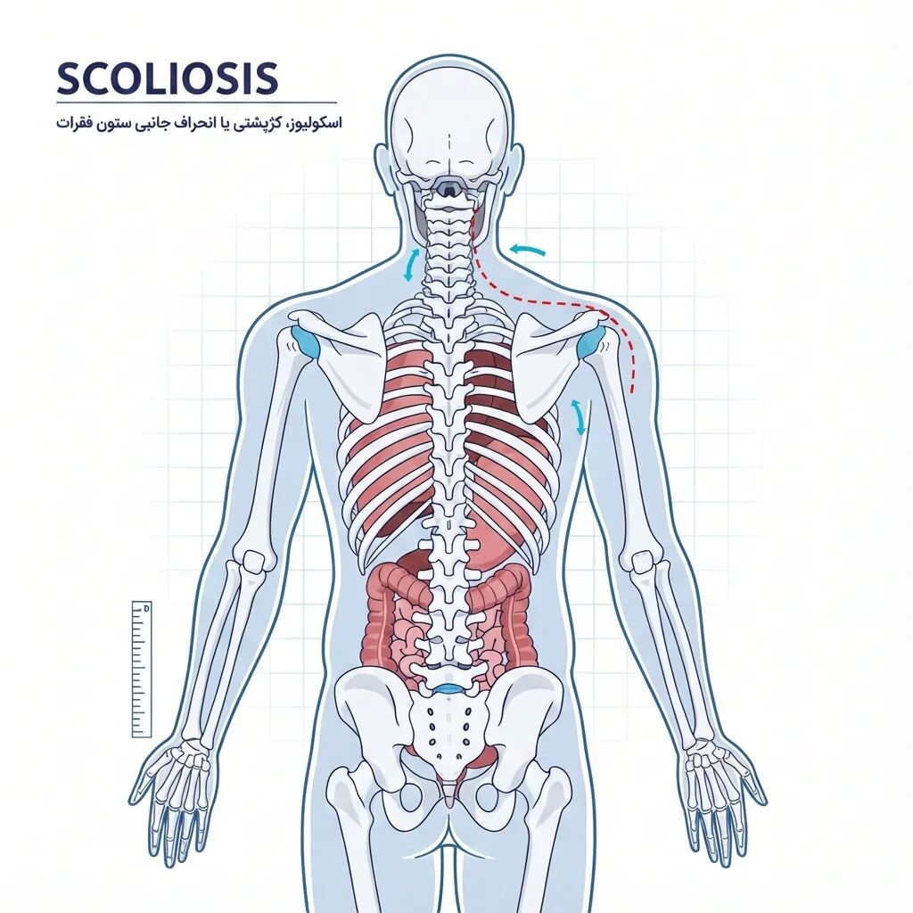 اسکولیوز یا انحراف جانبی