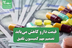 قیمت دارو کاهش می‌یابد؛ تصمیم مهم کمیسیون تلفیق