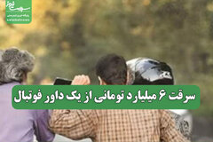 سرقت 6 میلیارد تومانی از یک داور فوتبال