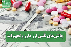 چالش‌های تأمین ارز دارو و تجهیزات