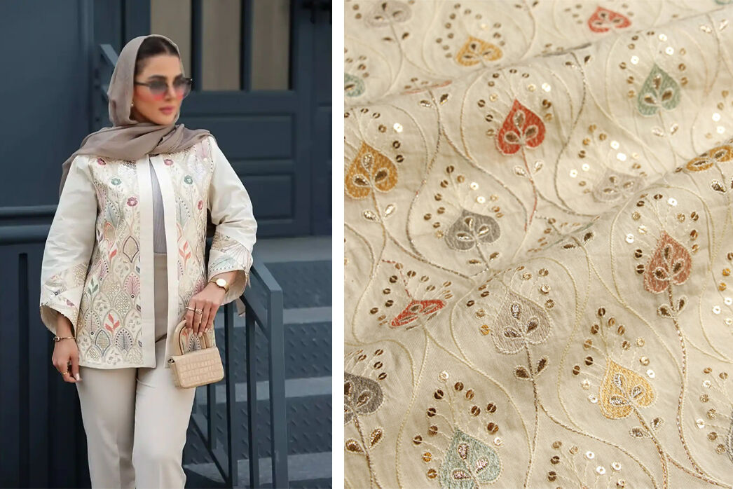 آشنایی با پارچه لینن سوزندوزی و کاربردهای آن