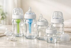 راهنمای انتخاب شیشه شیر استاندارد و ضد نفخ برای حفظ سلامت نوزادان