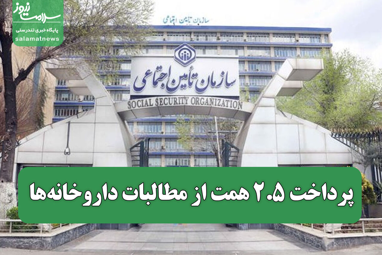 پرداخت ۲.۵ همت از مطالبات داروخانه‌ها