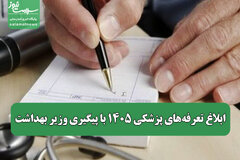 ابلاغ تعرفه‌های پزشکی ۱۴۰۵ با پیگیری وزیر بهداشت