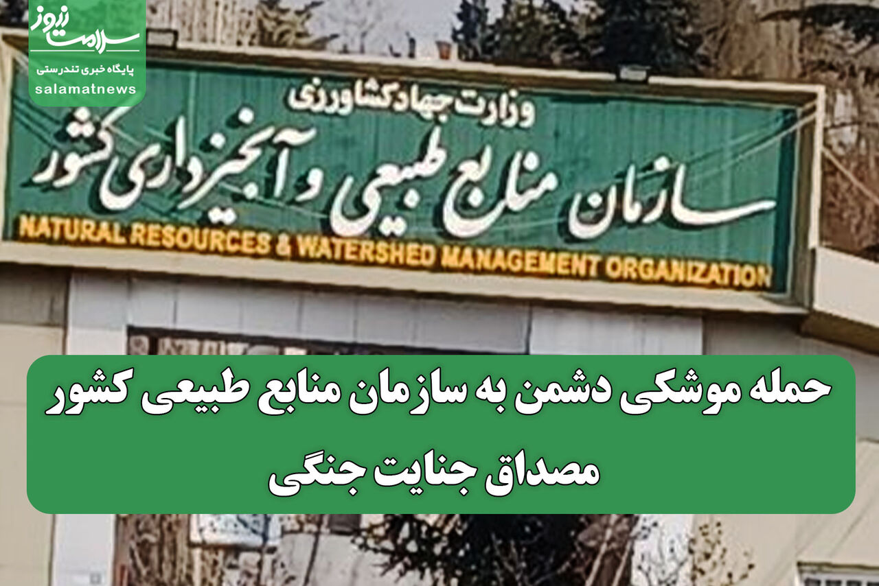 حمله موشکی دشمن به سازمان منابع طبیعی کشور مصداق جنایت جنگی