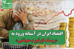 اقتصاد ایران در آستانه ورود به «ریسک ابرتورم معیشتی»