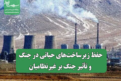حفظ زیرساخت‌های حیاتی در جنگ و تأثیر جنگ بر غیرنظامیان